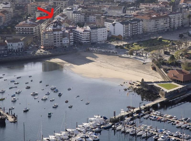 Apartamento Baiona Centro Al Lado Parador Y Playa Esterno foto
